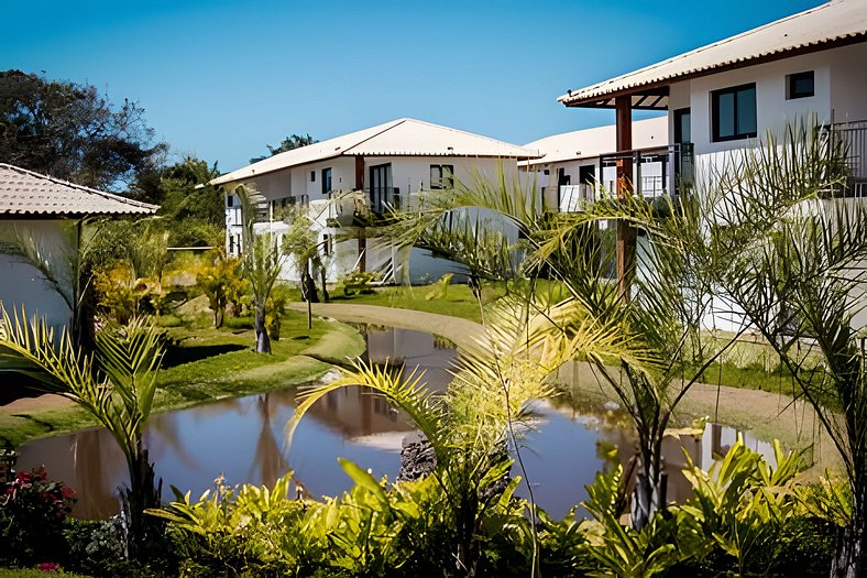 Paraiso na Praia do Forte Village.