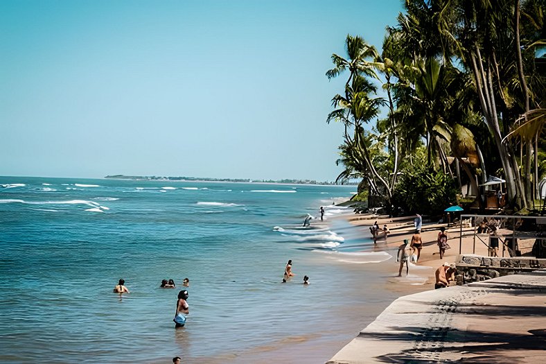 Paraiso na Praia do Forte Village.